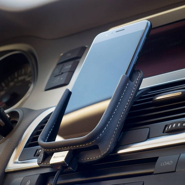 Berrolia car holder with USB-C Size L - Graphite